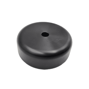 Replacement Kick-board Wheel for the Chapman MG250 Menage Grader. 100mm OD, 12mm Bolt Hole, 40mm Depth, machined from Acetal Polymer.