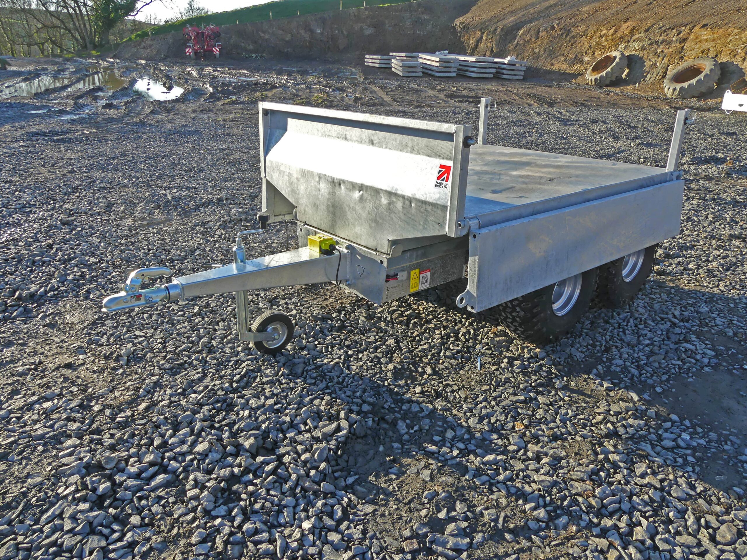 FT100 Hydraulics Dump Trailer